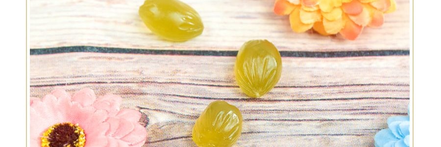 日本UHA悠哈 味覺糖 純正100%青葡萄口感果汁軟糖 48g