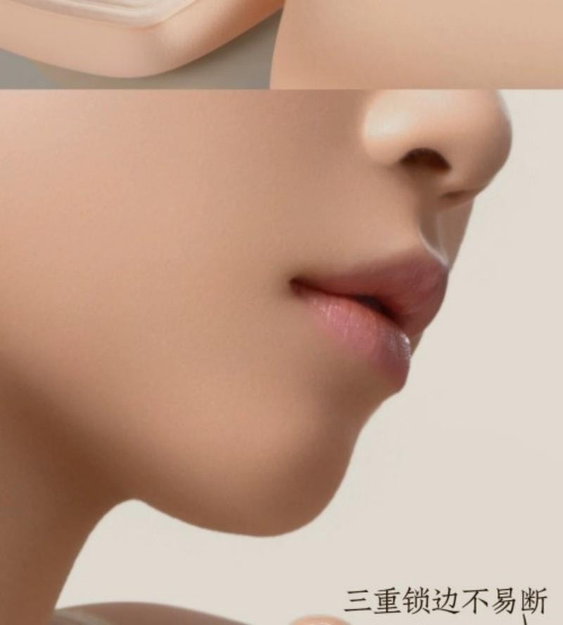 【中国直邮】 欧亿姿 (oeiez)化妆粉扑 气垫 粉底液专用 不易吃粉 干湿两用 美妆工具  奶盾粉扑 咖色 1个装