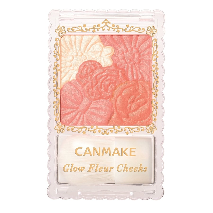 Glow Fleur Cheeks with Brush 03 Fairy Orange Fleur