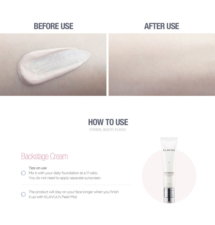 White Pearlsation Ideal Actress Backstage Cream SPF30 PA++ 30g