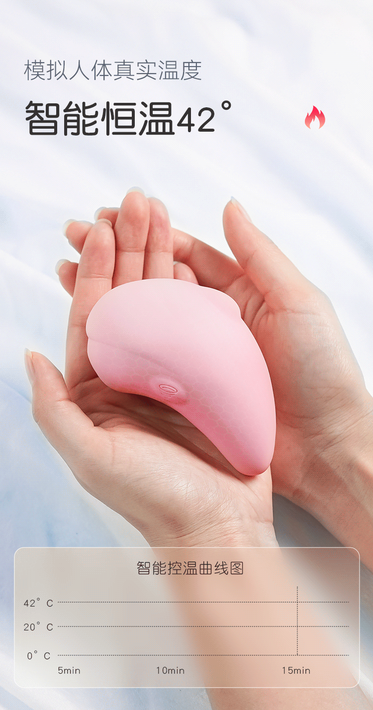 【中国直邮】GALAKU 小海豚粉色杀菌加温吮吸舔阴器吸乳器女用自慰器成人情趣性用品