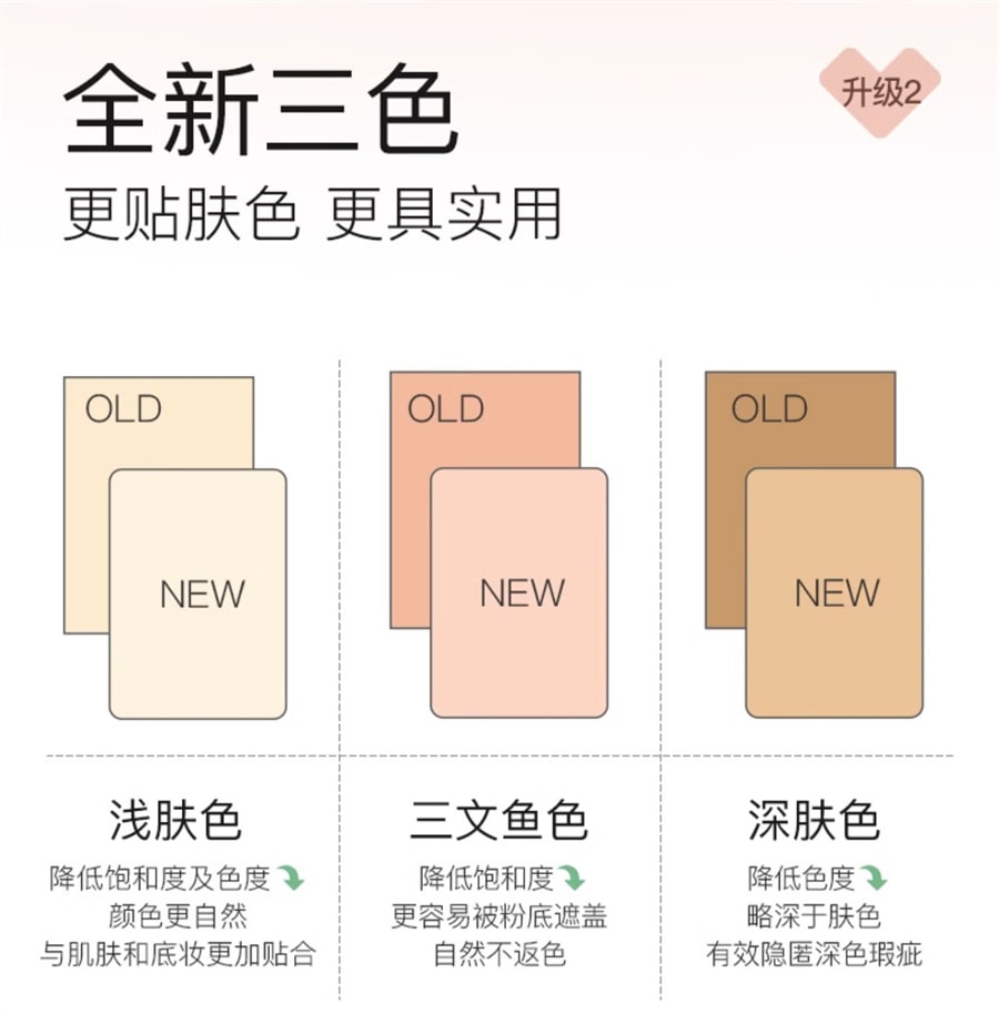 【中國直郵】Spenny詩佩妮 三色遮瑕膏遮暇盤 遮蓋斑點痘印黑眼圈 臉部淚溝提亮 油皮款6.3g/盒