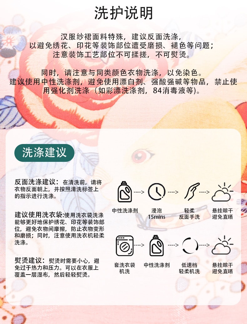 【中国直邮】年衣汉服女童源起东方半臂汉服裙 2023夏款 中国风唐装连衣裙儿童襦裙 远山紫 140CM