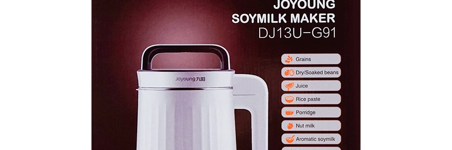 JOYOUNG 【Low Price Guarantee】Multi-Functional Intelligent Soy Milk Nut Milk  Maker With Warming Function 1.3L DJ13U-G91 