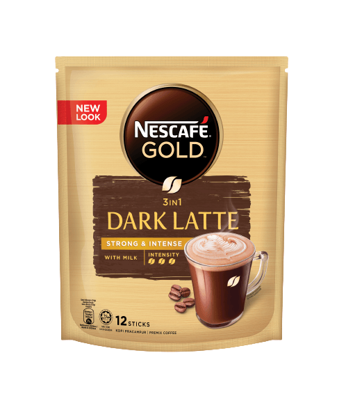 Nescafe Gold 3in1 Dark Latte 12x34g