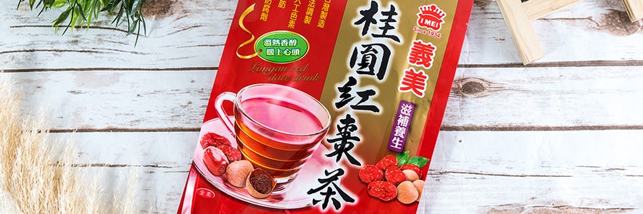 台湾IMEI义美 桂圆红枣茶 12包入 180g