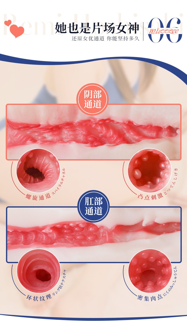 【中国直邮】谜姬 印象东京の星咲伶美 名器倒膜 男士用品