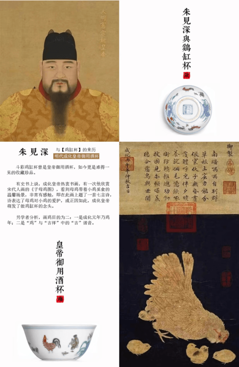 中國 不二馬 鬥彩雞缸杯德化盞杯茶杯 品茗杯 1 枚 大號 國家博物館同系列茶盞 如省2.8億