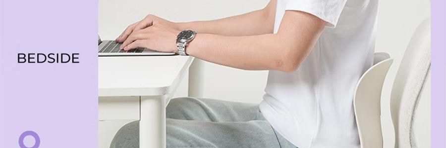 BKT 人体工学护腰坐垫靠背 久坐神器坐姿托 多种椅子适用 超大版素影灰色 477*337*373mm 