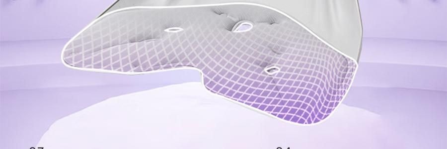 BKT 人体工学护腰坐垫靠背 久坐神器坐姿托 多种椅子适用 超大版素影灰色 477*337*373mm 