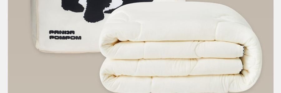 THE BEAST野獸派 家居熊貓嘭嘭針織棉被 春秋被加厚保暖冬被 200x230cm