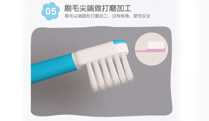 日本 Lotte 可弯折离子抗菌牙刷 儿童 软毛(0~5岁)#随机颜色