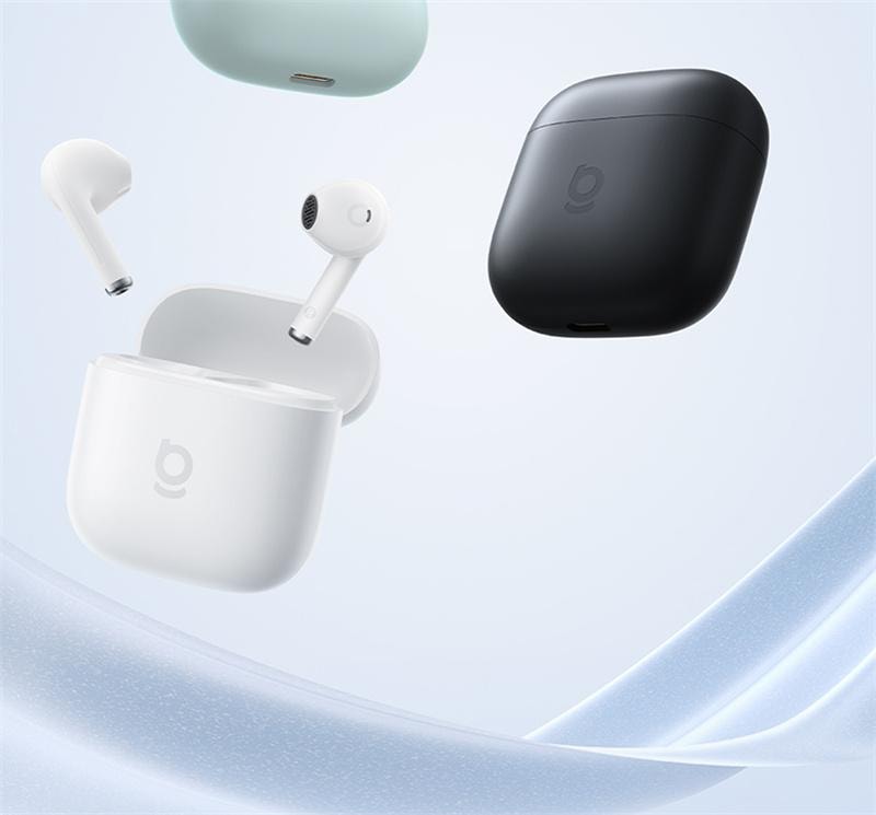 【中國直郵】 倍思 W04藍牙耳機無線半入耳通話降噪超長續航力 皓月白 1個