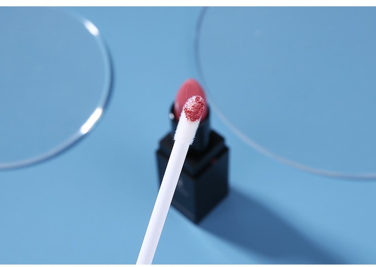 【中国直邮】 上野拉美拉 植绒pp唇棒实心唇彩刷一次性唇刷50支/袋