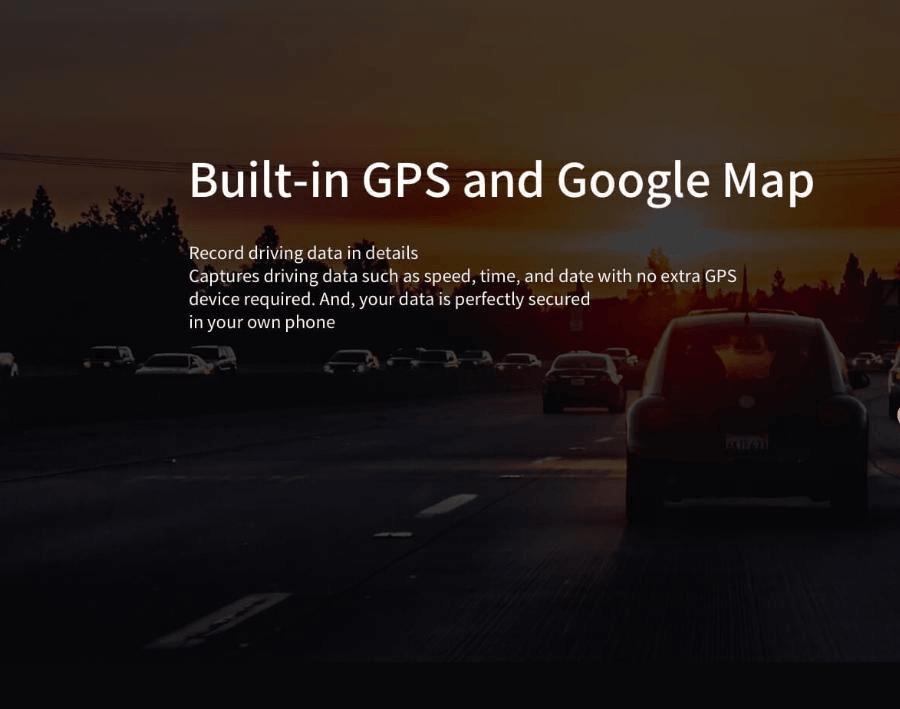 360云智连 2.5K前置行车记录仪 夜视功能 内置WiFi GPS