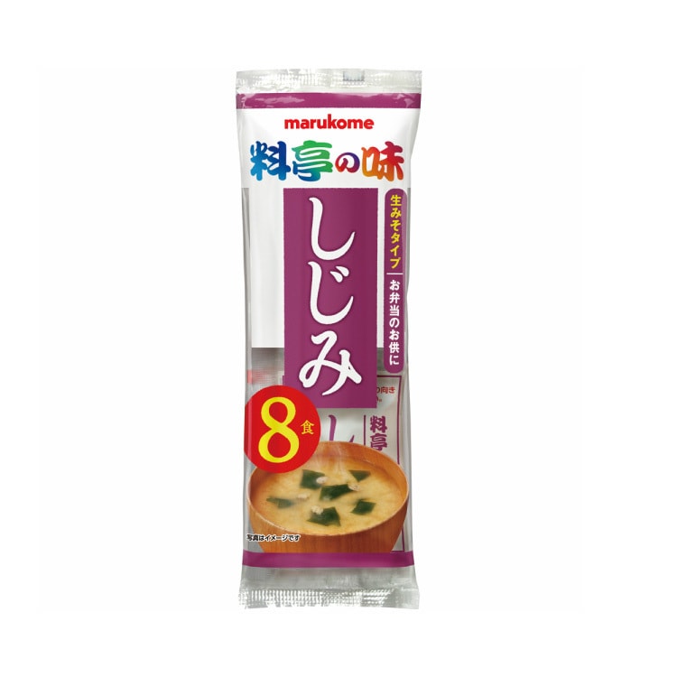 【日本直郵】MARUKOME 料亭の味 即食減鹽蜆貝口味增湯 8袋裝
