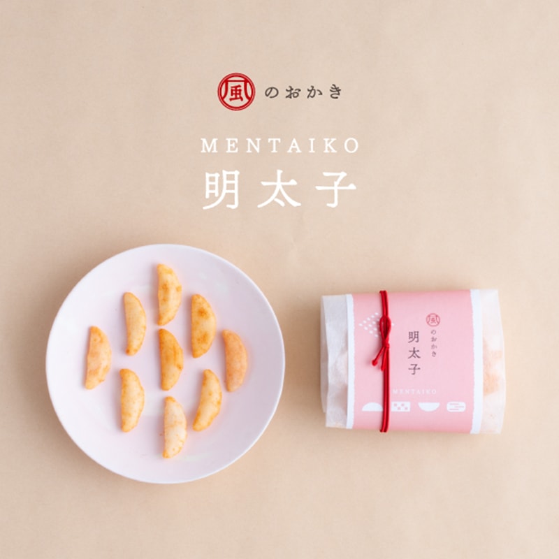 【日本直邮】日本传统零食 明太子味米果仙贝 40g