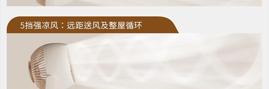向物SOTHING 桌面循环扇 小风扇 夏日清凉小物 漩凉 续航版