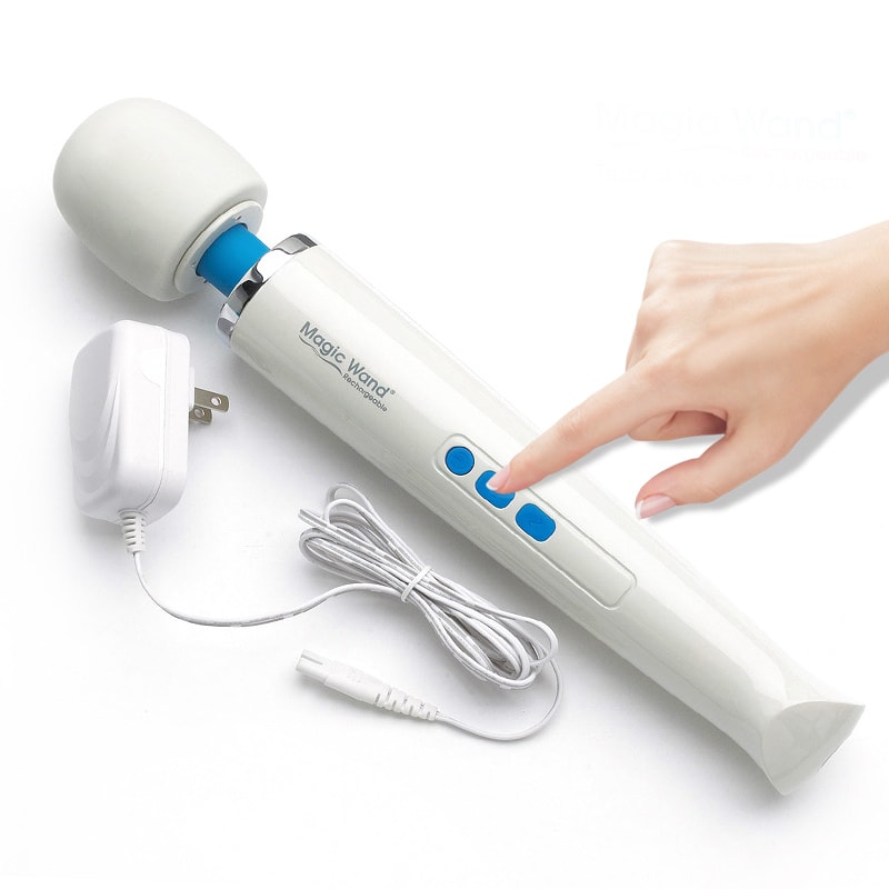 Personal Massager Rechargeable Silicone White