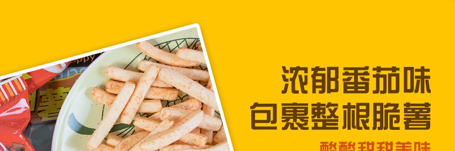 台湾联华食品 卡迪那 德州薯条 茄汁味 168g