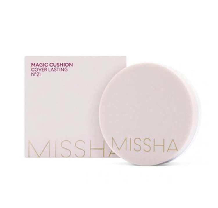 韩国 MISSHA谜尚 新款持久超长带妆 气垫粉 #21 亮白色 SPF50+/PA+++