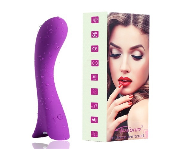Women's Vibrator 9 Mode Rechargeable Waterproof-Medical Grade Silicone-purple