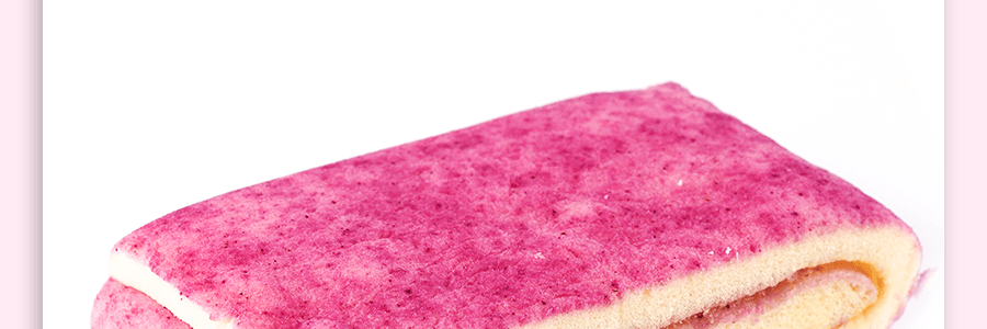 休闲农场  三层蒸蛋糕 软软的夹心小被卷  紫薯南瓜味  单个装  80g