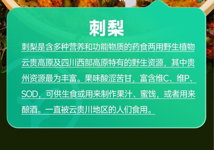 远方好物 [C味·C位 刺梨原液(含益生元) 50mlX10]  维C之王 超强美白     0色素0添加