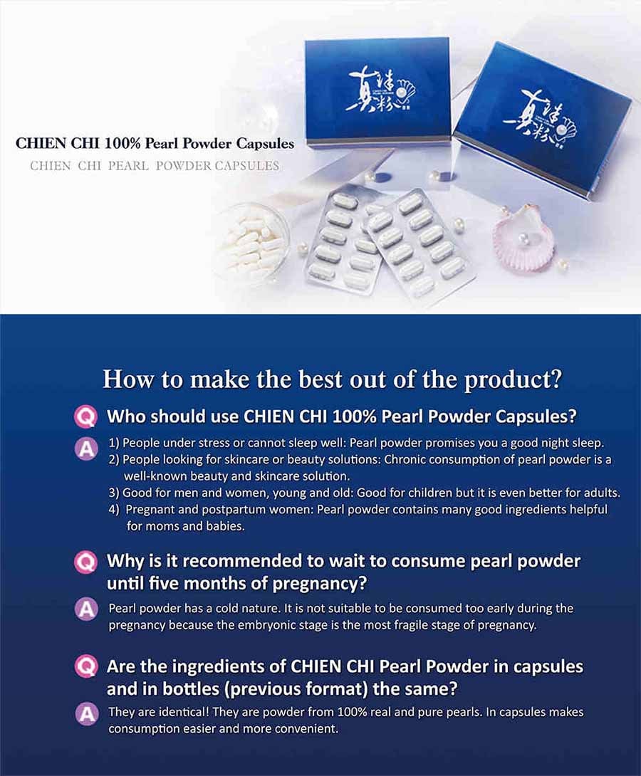 Chien Chi Pearl Powder (60caps/1box)