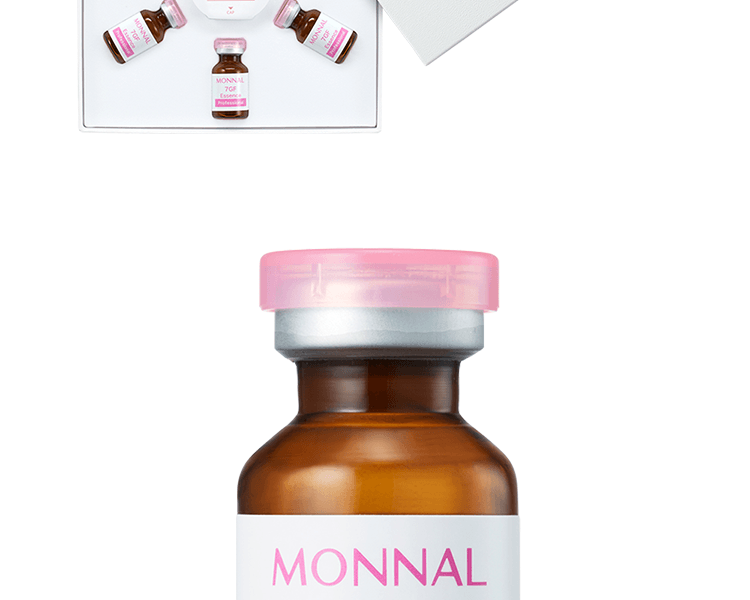 MONNAL||肌膚賦活柔亮7GF精華液||6ml×6瓶/盒