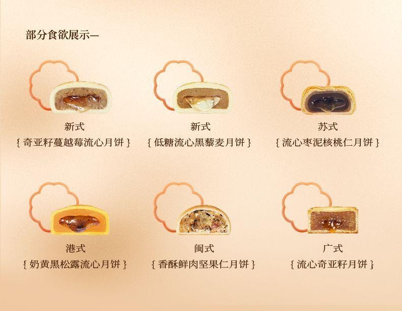 【中國直郵】 臻味坊 鮮品尋味中秋禮盒 1.11kg 中秋節送禮長輩高級伴手禮