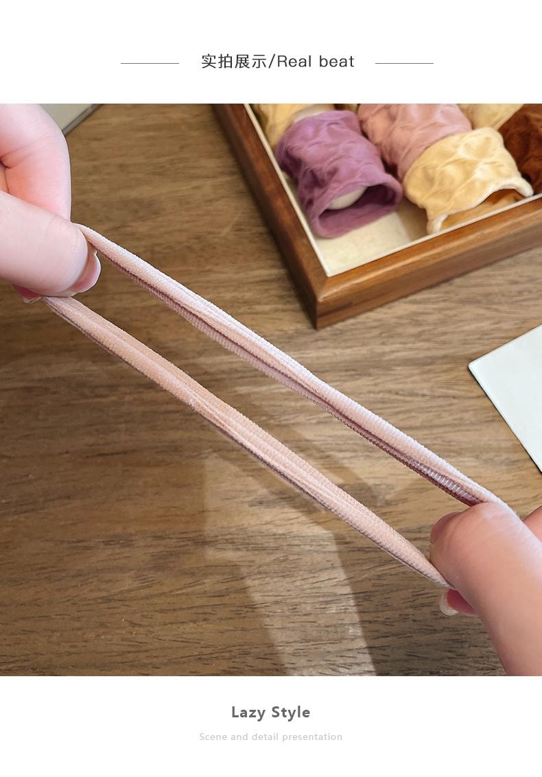 Face mask hair ties high ponytail style pack of 10 super soft and highly elastic jacquard craftsmanship widened hai