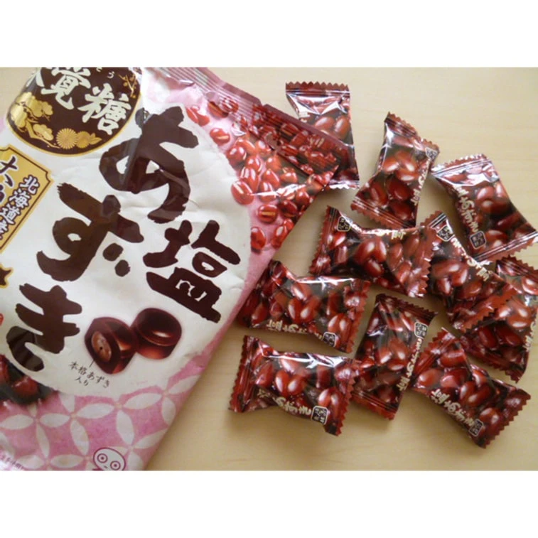 日本 UHA悠哈 北海道特浓奶糖 红豆夹心奶糖 102g