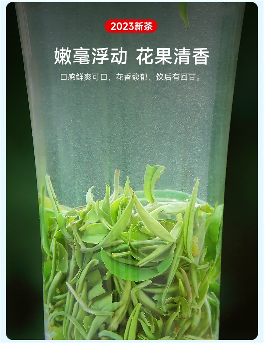 【中國直郵】樂品樂茶 明前特級綠茶碧螺春2023新茶茶葉自己喝送禮 250g