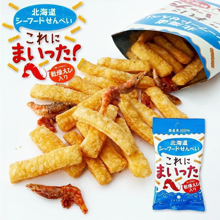 【日本北海道直效郵件】北海道特產 札幌YOSHIM 海鮮脆脆米酥袋裝40g