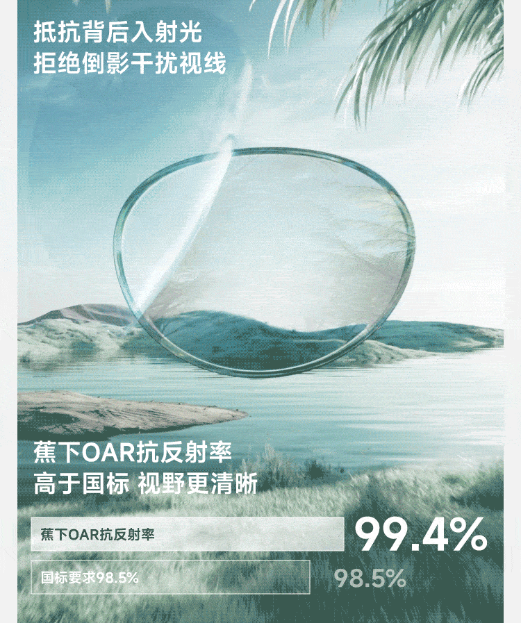 蕉下方形大框折疊近視套鏡(高樁頭)FD496-SV319+巧棕色鏡框+鏡面棕色鏡片-F(均碼)