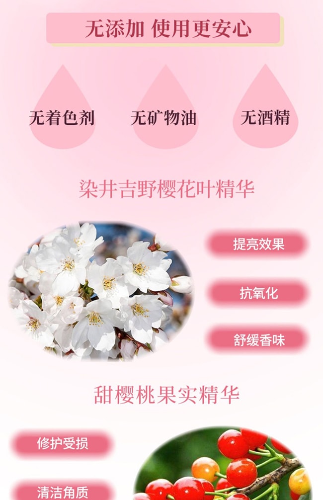【日本直郵】COCOCHI AG抗糖修復面膜 粉紅色櫻花限定 5枚入