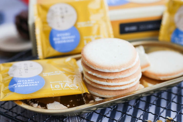 日本LeTAO北海道小樽 芝士奶酪夹心曲奇饼干 18枚 北海道限定