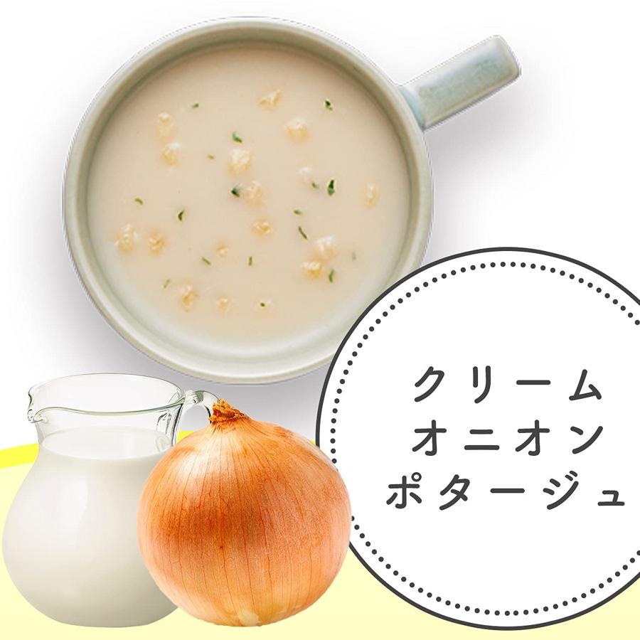 【日本直邮】日本 AJINOMOTO 味之素 奶油洋葱味速食低热即食浓汤速食代餐 3袋入