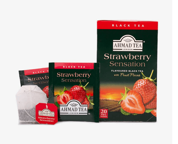 【马来西亚直邮】英国 AHMAD TEA亚曼 草莓味红茶 20包