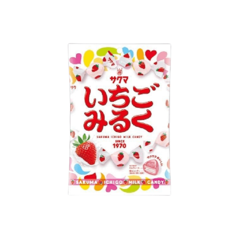  日本 SAKUMA 草莓牛奶软糖 83g