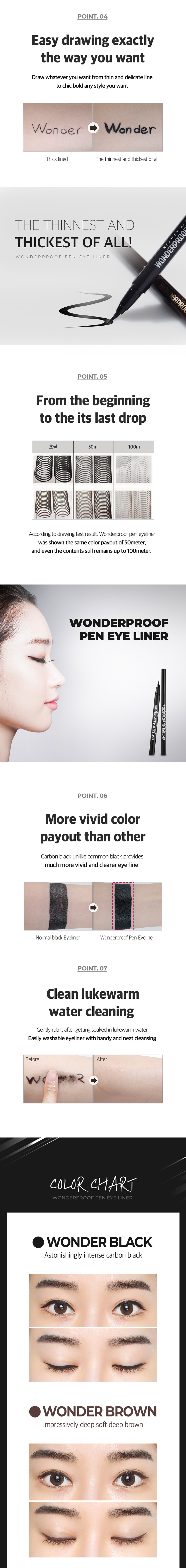 韓國 BOM 奇妙眼線液筆 #03淺棕色 防水纖細不脫妝 無防腐劑不刺激 根根分明可畫下眼線 0.5g