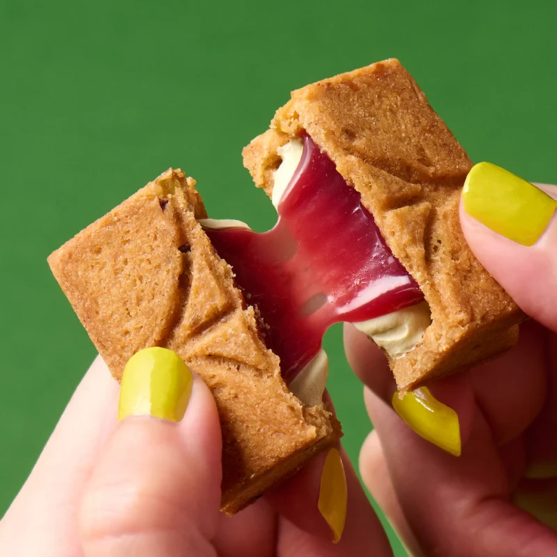 【日本直邮】日本 press butter sand 甜品系列 开心果樱桃双层奶油夹心黄油曲奇饼干4个装