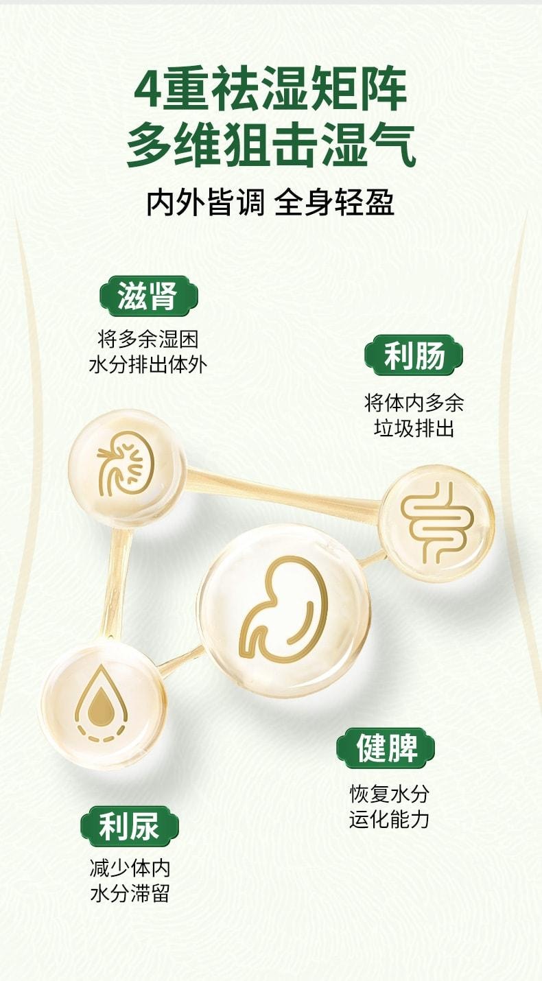 【中国直邮】 莱特维健 石斛御湿方胶囊60粒/盒 祛濕消湿调理水肿草本祛湿丸