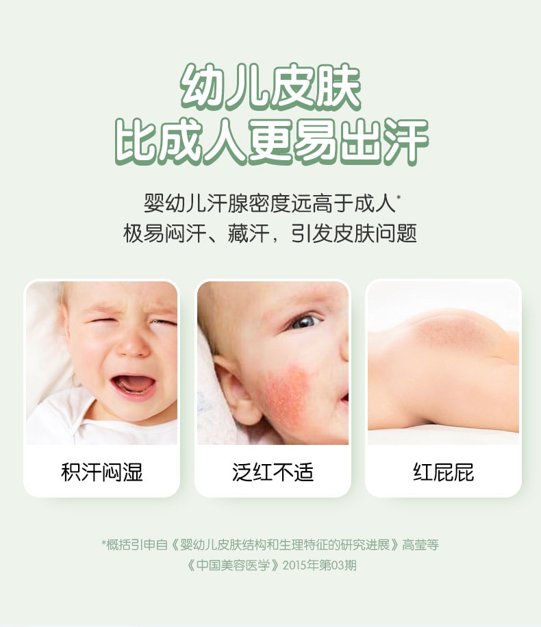 【中国直邮】青蛙王子 吸汗吸湿亲肤干爽 宝宝清凉粉140g