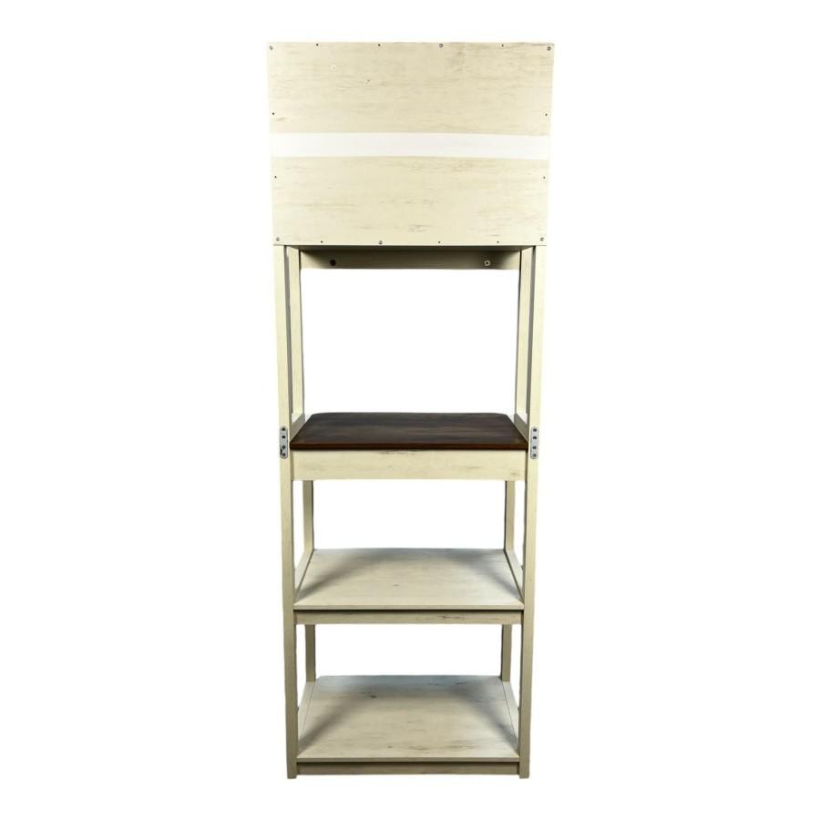 【美國現貨 本土直郵】 美國 hiorin 白棕色5層麵包架 1個 廚房儲物 咖啡 廚房收納 鄉村美學 立體【聰明人的選擇,廚房乾乾淨淨】