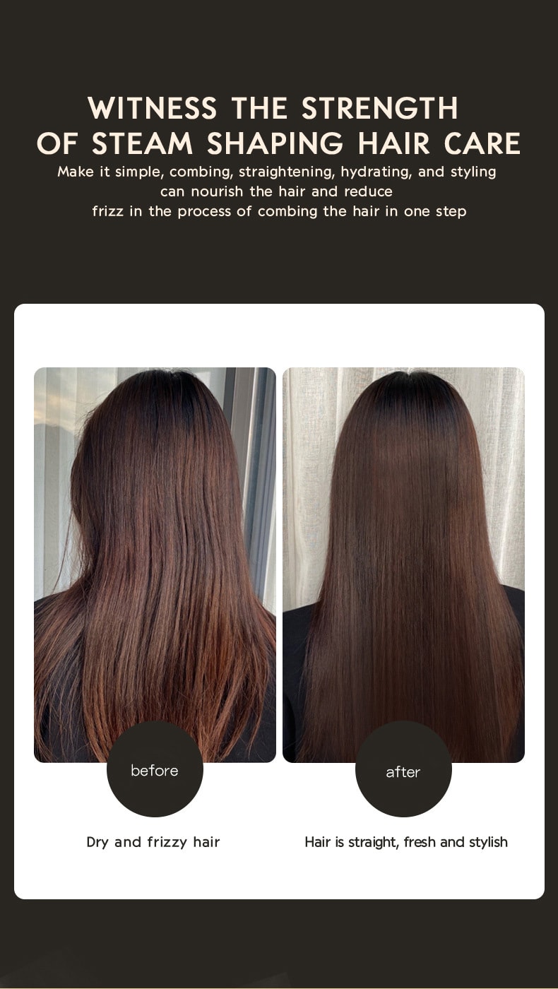 中國 K·SKIN金米 蒸汽直髮梳 水離子護髮 可拆卸儲水盒 美髮兩用 KD880 1台