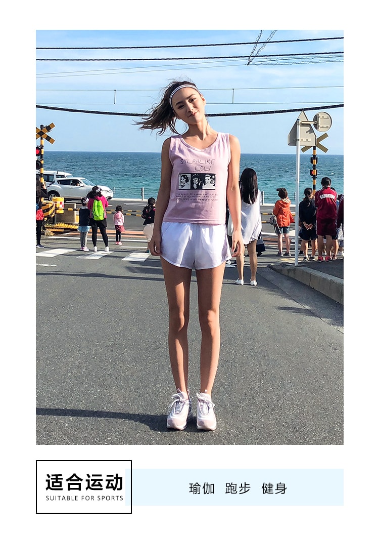 暴走的萝莉 女子运动束发带弹力防滑头绳跑步健身训练瑜伽发带/红色 白色 宝蓝 黑色#/均码