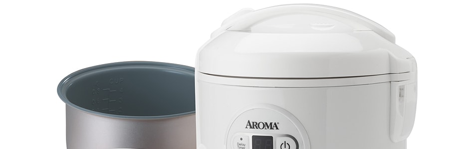 【全美超低价】美国AROMA 数显电饭煲电饭锅 8杯熟米容量 ARC-914D 1年制造商保修