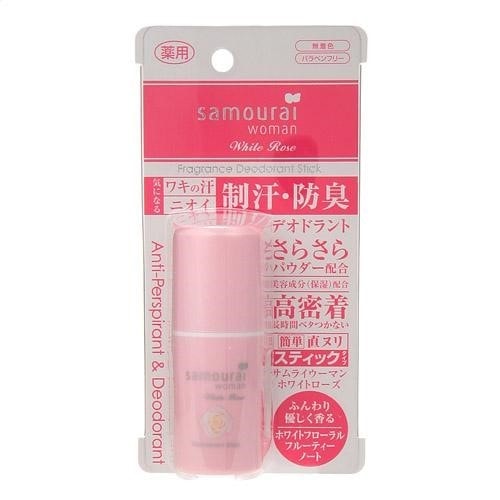 日本SAMOURAI WOMAN 止汗劑體香膏 #白玫瑰 14g